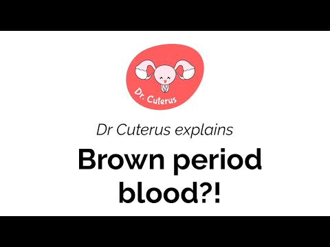 Why is my period blood brown? - Doctor Cuterus explains