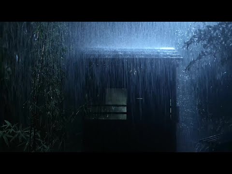 Rain on the Roof - 夜の屋根上の強力な雷雨と大音響で不眠症を改善