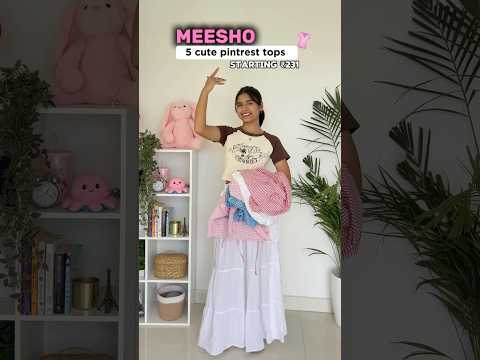 Meesho Pintrest Top Haul Starting ₹271 ‼️ #shorts #viral #meesho #youtubeshorts #meeshohaul #foryou