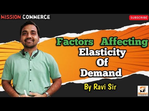 🔴 Factors affecting elasticity of demand in Hindi | Affecting factor of elasticity of demand