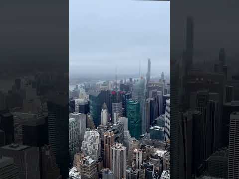 NYC Sky High: 360° View Empire State Building on 86th floor #shorts