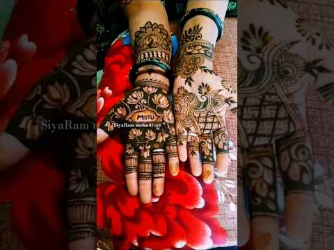 #bridalmehndi#dulhanmehndidesign#youtubeshorts #viralshort #@SiyaRammehndiart #siyara