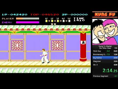 Kung Fu Master (ARC) No-Miss Speedrun - 4:16