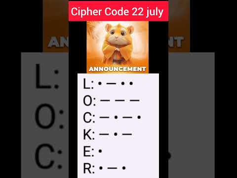 hamster kombat daily cipher 22 july | hamster kombat code today