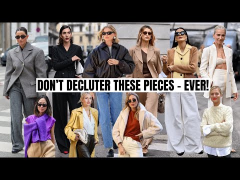 10 Fashion Classics You Should Never Part With | Fashion Trends 2024