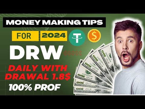 New Online Money 💰 making platform Drwtq.com USDT EARNING PLATFORM 🤑💰