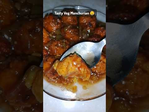 Famous Street Food l Tasty Veg Manchurian with Gravy l Part 2 l #shorts #shortsfeed #streetfood