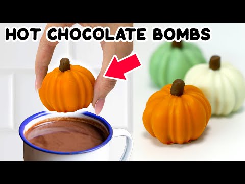 I Made Pumpkin Hot Chocolate Bombs