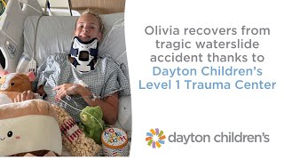 Teen recovers from tragic waterslide accident thanks to Dayton Children’s trauma center