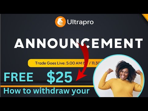 ULTRAPRO Exchange: How to withdraw your $25 usdt Bonus. #ultraproexchange #airdrop #withdraw