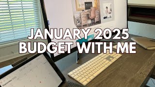 January 2025 Budget with Me #budgeting #monthlybudget