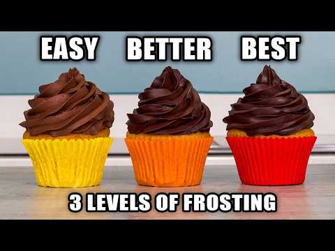 The Best Chocolate Frosting Ever | 3 Levels: Easy to Expert