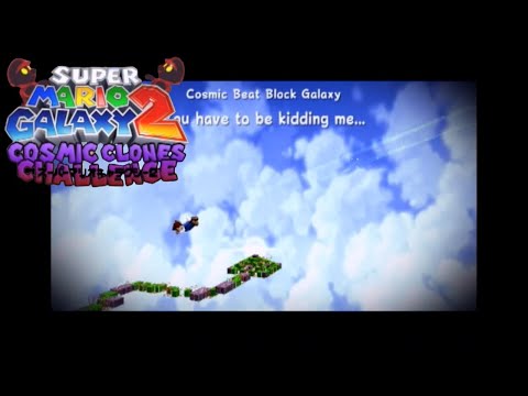 「チカチカブロックギャラクシー」のいたずら彗星ステージがヤバイ!(SMG2 Cosmic Clones Challenge P10)