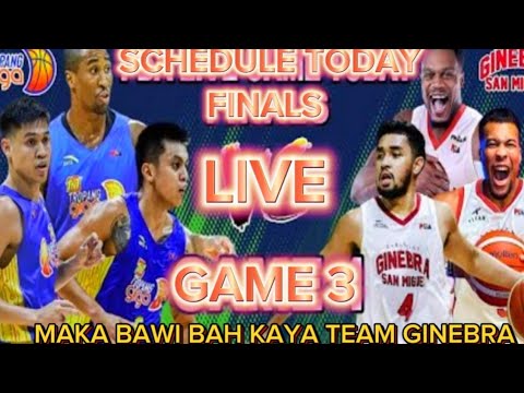 #Schedule Today/TROPANG GIGA VS BRGY GINEBRA SAN MIGUEL/GAME TODAY.FINAlS GAME 3.season 49th.mka bwi