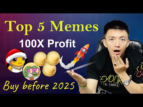 Top 5 Meme Coins to Buy Before 2025 | Best Memecoins to Gain 100X in 2025 | Top 5 Meme Coins 2025