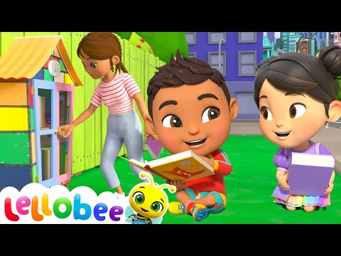 Ella’s Book Magic: Rishi’s New Favorite Stories! 📚 | 🌻Lellobee City Farm - Kids Playhouse Song Mix