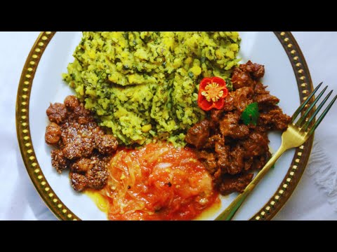 🇹🇹Kitchri(Vegan), Tomato Choka(Vegan) and Stewed Gizzards