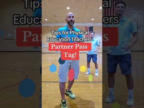 "Partner Pass Tag!" Makes passes skills SUPER fun!  #pe #physicaleducation #PhysEd