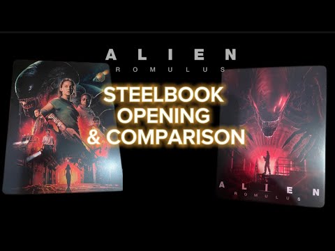 Unboxing ALIEN ROMULUS 4KultraHD Blu-ray Steelbook opening.