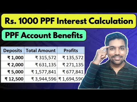 PPF Account Benefits & Rs. 1000 Interest Calculation | PPF Account Kya Hai