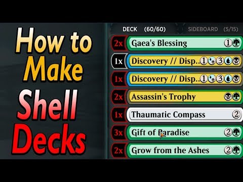 How to make Shell Decks to see how many wildcards you need [MTGA]