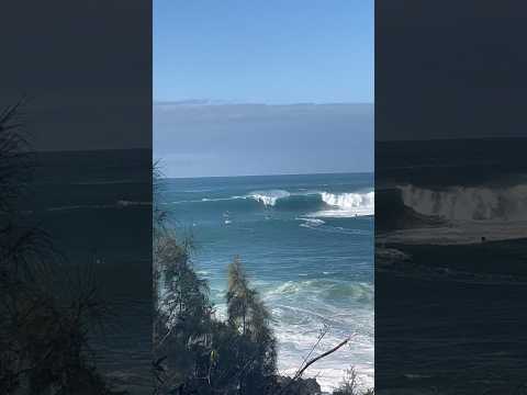 40 foot wave #surfing #waimeabay #northshore #bigwaves #40footwave #oahu