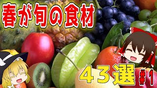 【ゆっくり解説】春が旬の食材を解説 総集編！