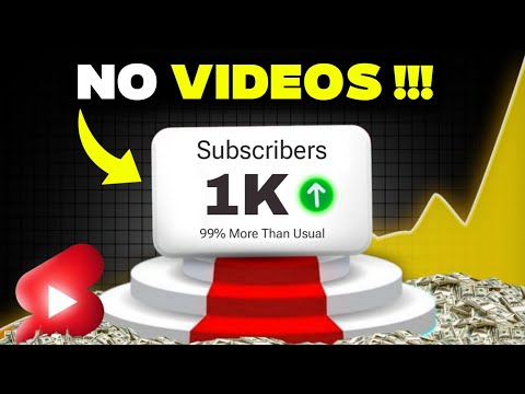 Can I Get 1,000 Subscribers Without Uploading Videos (Shocking Results 😍)