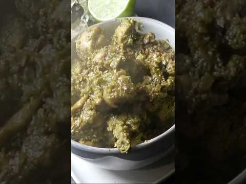 Do this to make best Green Chicken #shorts #recipe