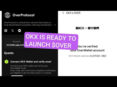 OVER PROTOCOL LAUNCH 👀👀😋😋😎//UKO BA  CLAIMING 10$OVER KURI OKX WHEN LISTING DATE 🔜🌐💰🤔 keep watching 👀