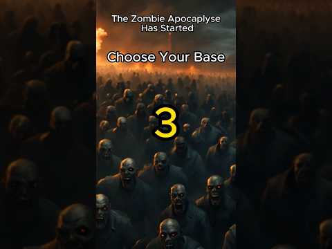 Choose Your Zombie Base #shorts #zombiesurvival #horror