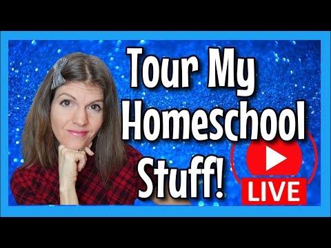 Tour My Homeschool Curriculum & Supply Closet!