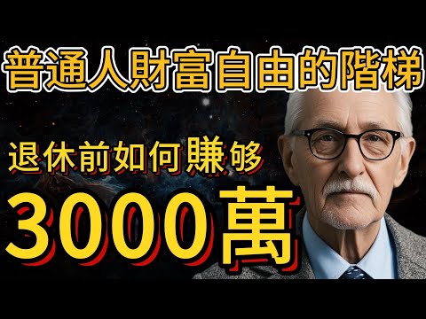 退休前賺够3000萬！普通人通網財富的階梯，教你破局之法