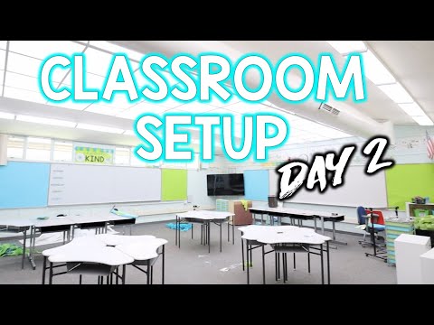 CLASSROOM SETUP! - Moving from 6th to 2nd!