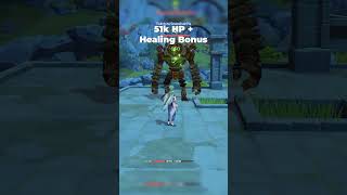 Comparing Baizhu healing (Level 1 Talents)