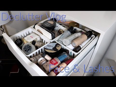 Declutter Vlog #25 | Face Products & Lashes {Round 7}