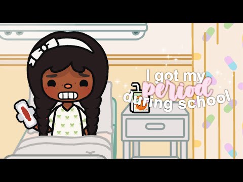 I got MY PERIOD DURING SCHOOL! *NURSE* 🏥 (EP.8) | *with voices* | Toca Life World Roleplay