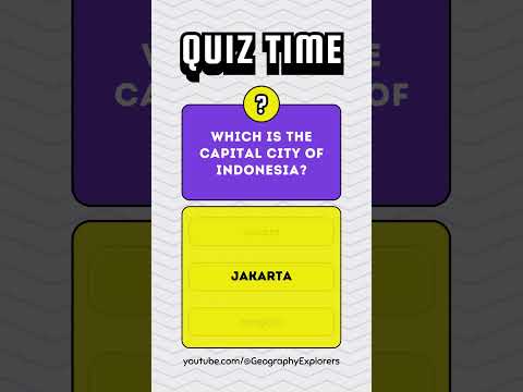 Wich is the capital city of indonesia ? #shorts #countries #geography #indonesia   #city #viral