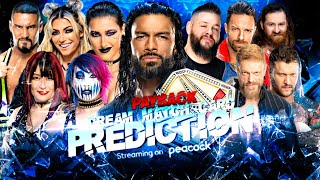 WWE Payback 2023 - Dream Card Predictions | WWE Payback 2023 Predictions | Wrestle Freakin