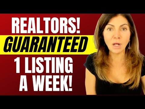 A Masterclass for NEW REALTORS To Get 1 Listing A Week! {Do This In 2023}