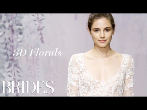 Fall 2016 Wedding Dress Trend: 3D Florals