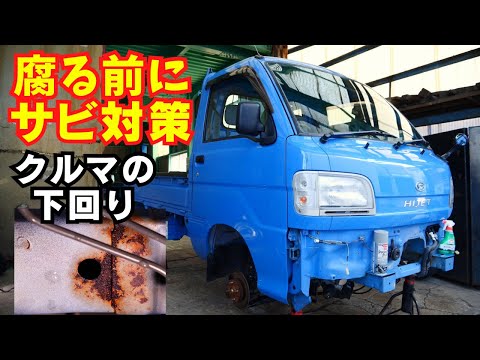 Treat Kei Truck to prevent rusting.