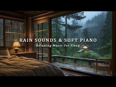 Relaxing Piano Music - Rain Sounds for Sleeping - Eliminates Negative Energy, Music for Deep Sleep