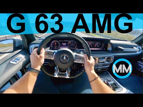 Mercedes-Benz AMG G 63 | POV Test Drive + Acceleration 0-220 km/h