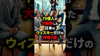 79億人が大絶賛した日本のウィスキーだけの特徴3選 #海外の反応