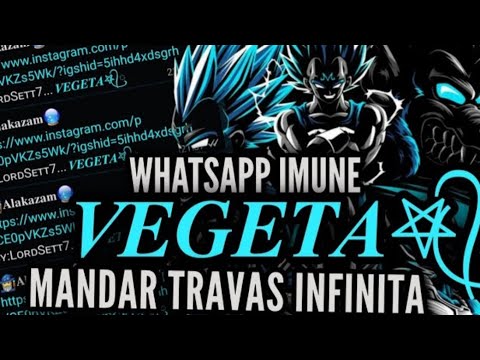 SAIU!!! NOVO WHATSAPP  VEGETA 100% IMUNE A TODAS TRAVAS SEM LEG COM RAJADA RAPIDA😳❤️