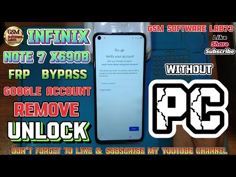 Infinix X690 FRP bypass|Infinix Note 7 google account Unlock|Infinix Note 7 FRP Remove New 2024