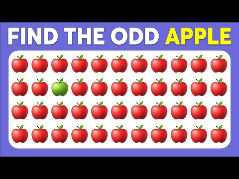 Find The Odd Emoji Out - Fruit Edition! 🍌🍎 Monkey Quiz