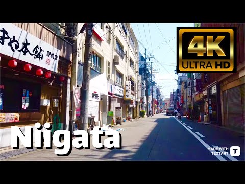 Niigata Japan - Walk to a Sake Brewery - 4K HDR