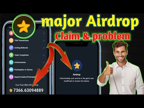 major Airdrop Token exchange | major Airdrop Token not received | major Airdrop update #major